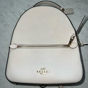 Cream Coach Backpack